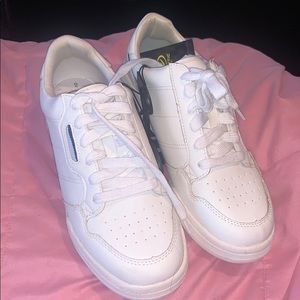 White sneakers